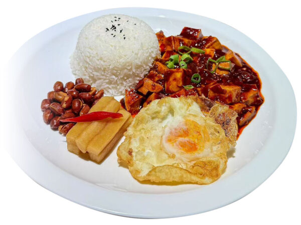 Arroz Frito con Mapo Doufu, Ternera o Ternera y Tomate