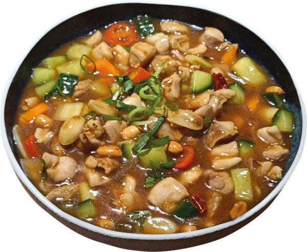 pollo con almendras